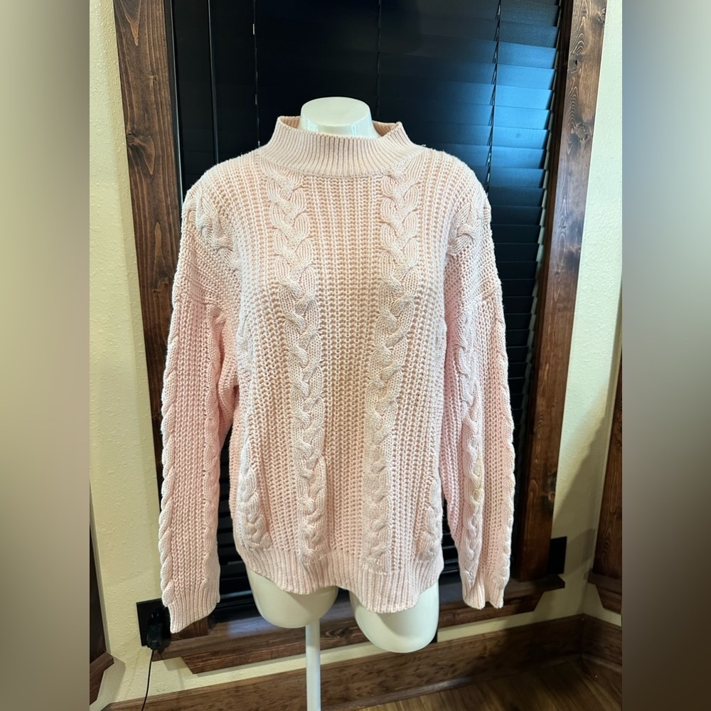 Vintage Casual Corner Pink Sweater Large